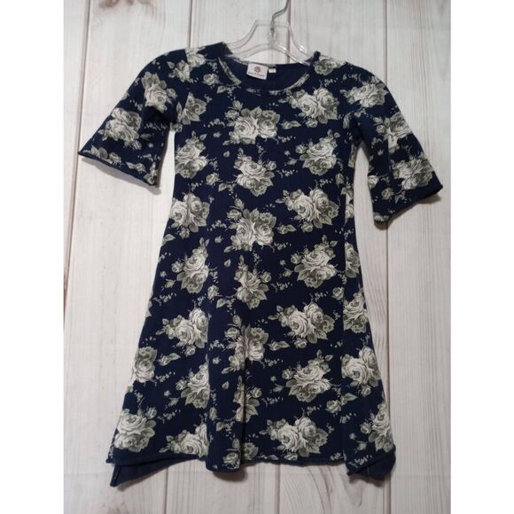 Rose &‎ Pepper Dress Girls 10 Navy Floral - Picture 1 of 6